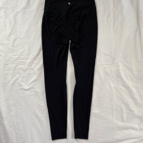 LULULEMON Athletica Black Leggings Tights Size 8 - Picture 4 of 6